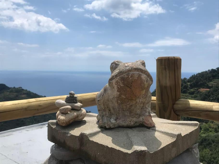 Villa La Finestra Sul Mare A Drignana Vernazza Esterno foto