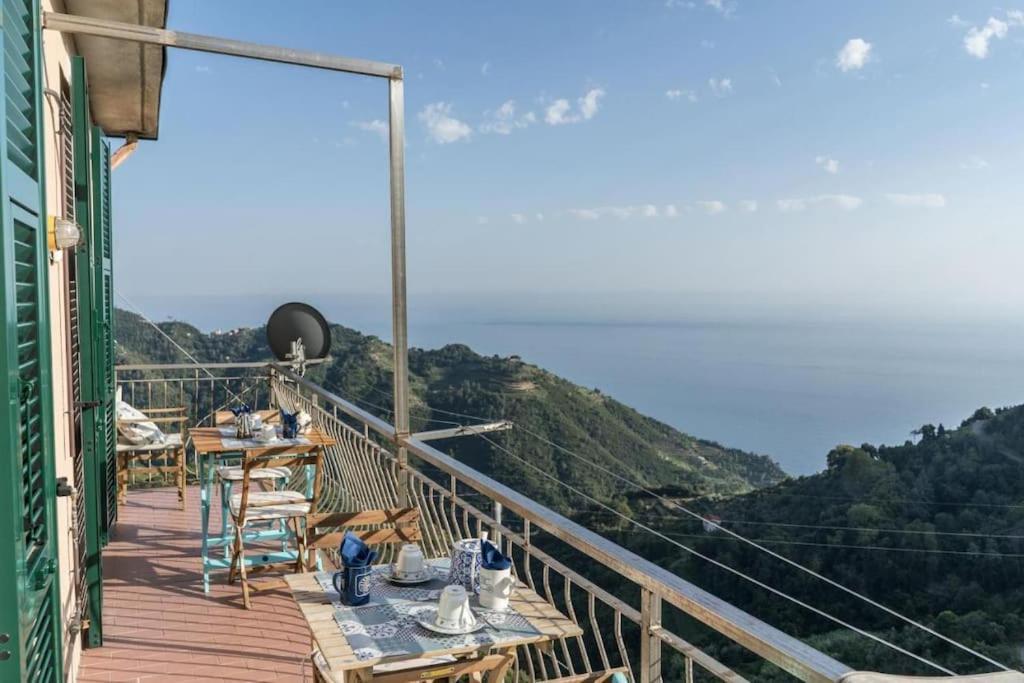 Villa La Finestra Sul Mare A Drignana Vernazza Esterno foto